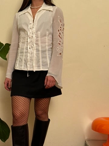 CAMICIA BIANCA CORSETTO