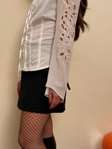 CAMICIA BIANCA CORSETTO