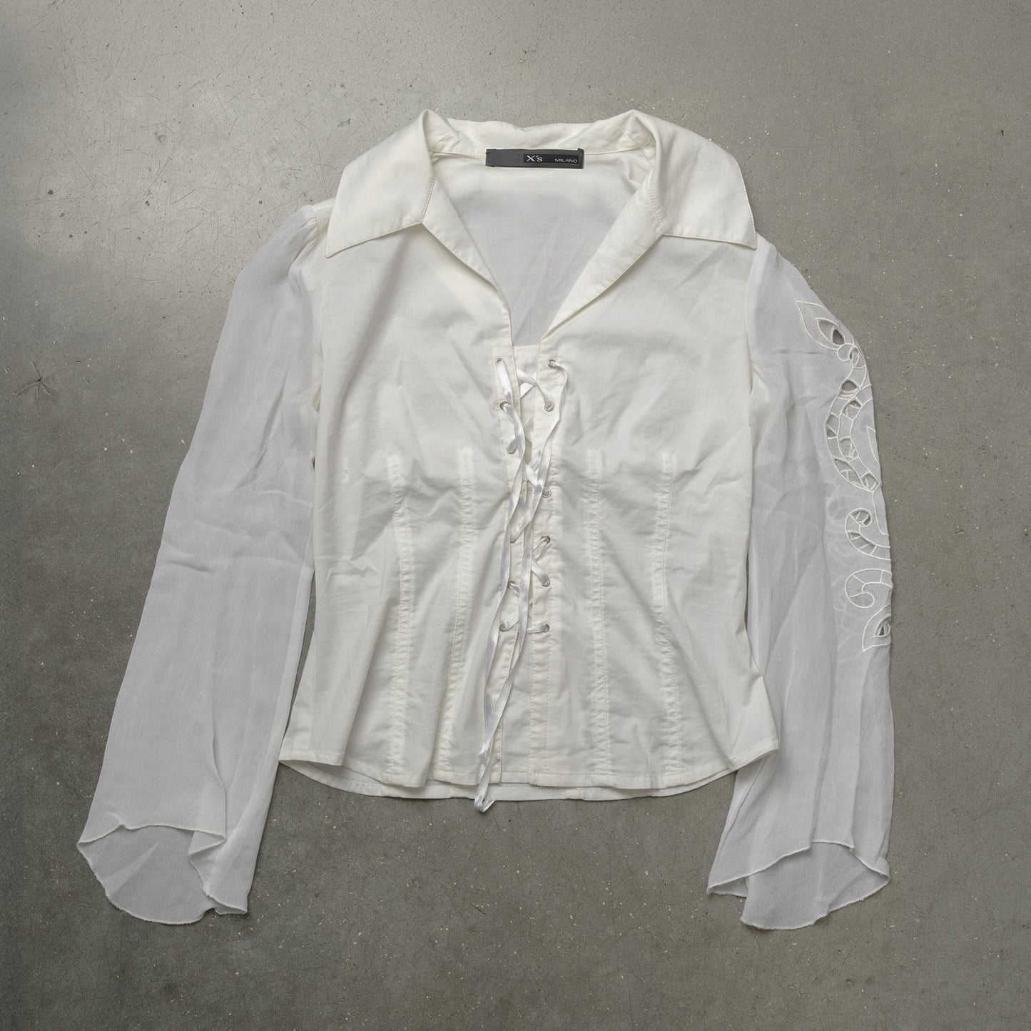 CAMICIA BIANCA CORSETTO