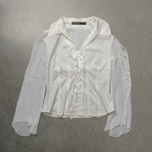 CAMICIA BIANCA CORSETTO