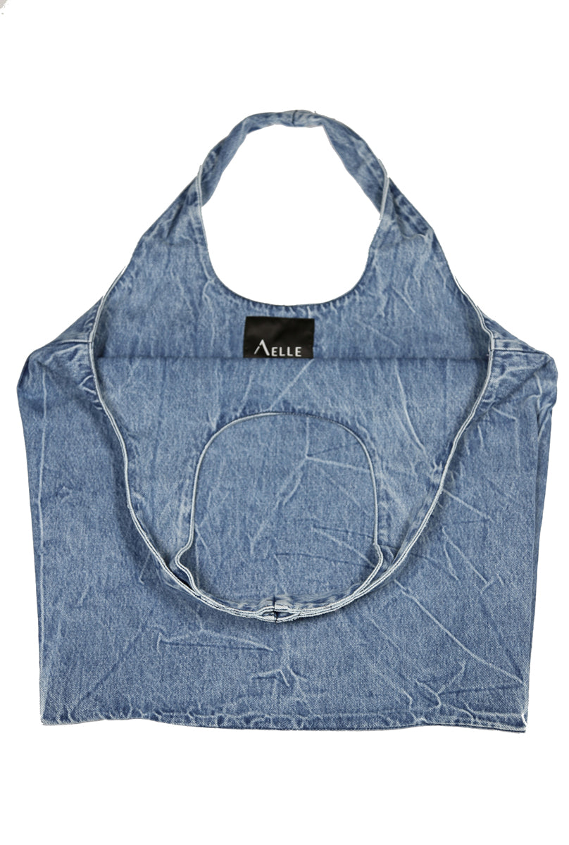 BORSA SHOPPER DENIM