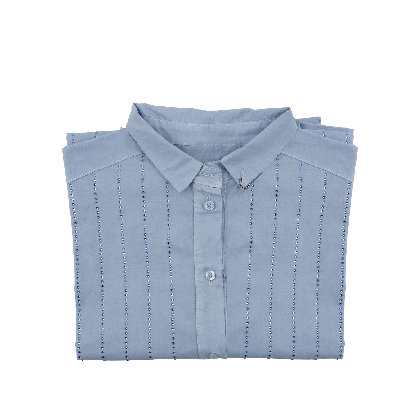 CAMICIA BLING BLING LIGHT BLUE