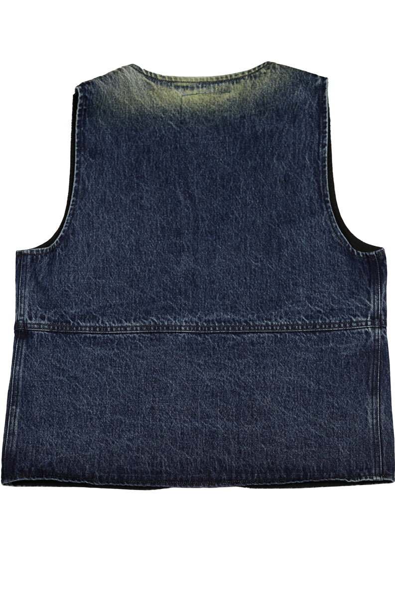 GILET DENIM TIE DYE